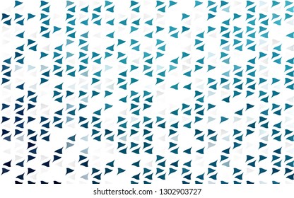 Light BLUE vector cover in polygonal style. Abstract gradient illustration with triangles. Best design for your ad, poster, banner.