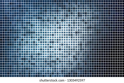 Light BLUE vector cover in polygonal style. Rectangles on abstract background with colorful gradient. Best design for your ad, poster, banner.