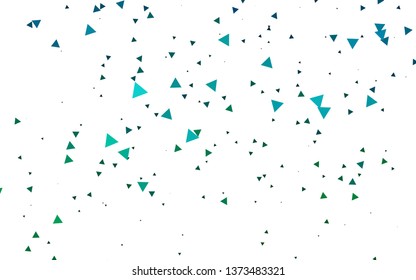 Light BLUE vector cover in polygonal style. Modern abstract illustration with colorful triangles. Pattern for busines ad, booklets, leaflets