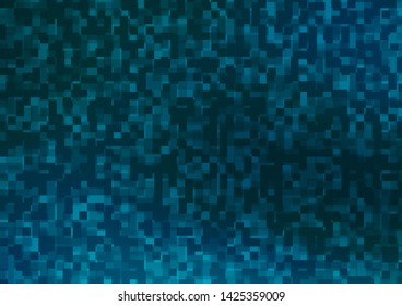 Light BLUE vector cover in polygonal style. Beautiful illustration with rectangles and squares. Pattern can be used for websites.
