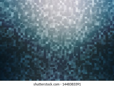 Light BLUE vector cover in polygonal style. Modern abstract illustration with colorful rectangles. Smart design for your business advert.
