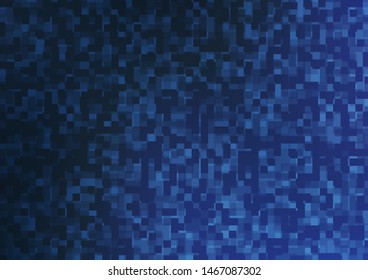 Light BLUE vector cover in polygonal style. Modern abstract illustration with colorful rectangles. The template can be used as a background.