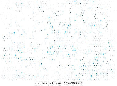 Light BLUE vector cover with polygonal style. Modern abstract illustration with colorful rectangles. Background for cell phones.