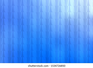 Light BLUE vector cover with polygonal style. Modern abstract illustration with colorful triangles. Template for wallpapers.