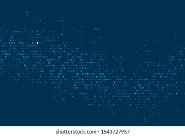 Light BLUE vector cover in polygonal style. Glitter abstract illustration with rectangular shapes. Smart design for your business advert.