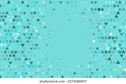 Light BLUE vector cover in polygonal style. Modern abstract illustration with colorful triangles. Modern template for your landing page.