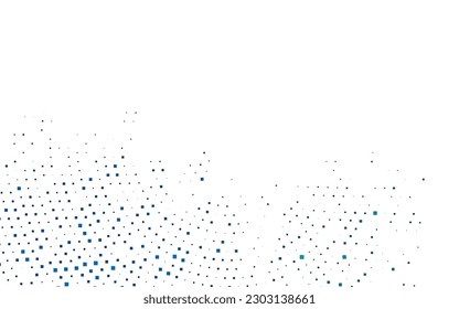 Light BLUE vector cover in polygonal style. Glitter abstract illustration with rectangular shapes. Modern template for your landing page.