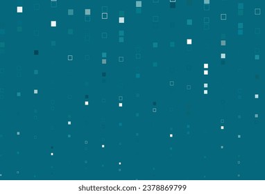 Light BLUE vector cover with polygonal style. Modern abstract illustration with colorful rectangles. Best design for your ad, poster, banner.