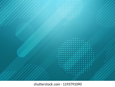 Light BLUE vector cover with rounded stripes, dots. Capsules on blurred abstract background with gradient dots. The pattern can be used for busines ad, booklets, leaflets