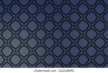 Light BLUE vector cover with small and big stars. Blurred decorative design in simple style with stars. Best design for your ad, poster, banner.