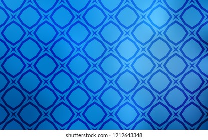 Light BLUE vector cover with small and big stars. Shining colored illustration with stars. Pattern for new year ad, booklets.