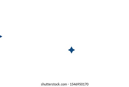 Light BLUE vector cover with small and big stars. Shining colored illustration with stars. The pattern can be used for websites.