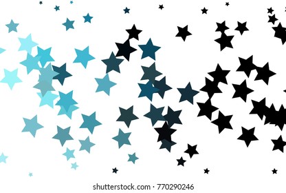 light blue vector template sky stars stock vector royalty free