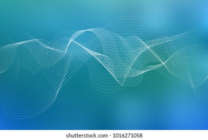 Light BLUE vector cover with spots. Modern abstract illustration with colorful water drops. Pattern can be used as texture of water, rain drops.