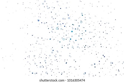 Light BLUE vector  cover with spots. Modern abstract illustration with colorful water drops. Beautiful design for your business natural advert.