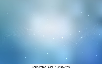 Tapa vectorial AZUL claro con manchas. Dibujo abstracto moderno con gotas de agua coloridas. Hermoso diseño para su anuncio natural de negocio.