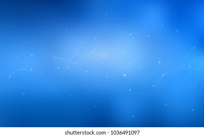 Light BLUE vector cover with spots. Beautiful colored illustration with blurred circles in nature style. New design for ad, poster, banner of your website.