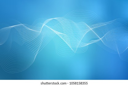 Light BLUE vector cover with spots. Illustration with set of shining colorful abstract circles. Beautiful design for your business natural advert.