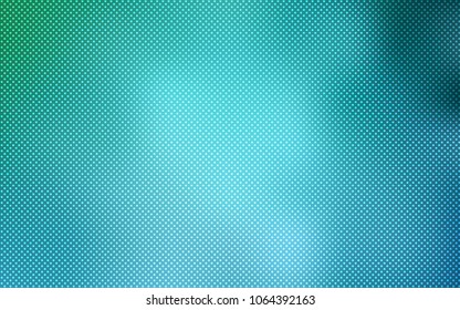 Light BLUE vector cover with spots. Blurred bubbles on abstract background with colorful gradient. Pattern can be used as texture of wallpapers.