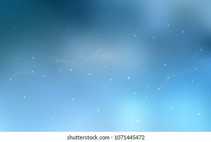 Light BLUE vector cover with spots. Modern abstract illustration with colorful water drops. The pattern can be used for beautiful websites.