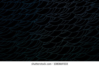 Light BLUE vector  cover with spots. Blurred bubbles on abstract background with colorful gradient. Completely new template for your brand book.