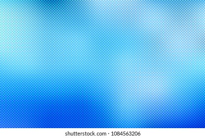 Light BLUE vector cover with spots. Blurred bubbles on abstract background with colorful gradient. Pattern can be used for futuristic ad, booklets.