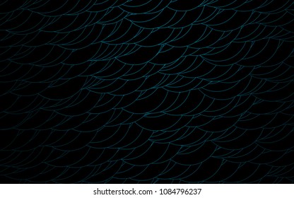 Light BLUE vector  cover with spots. Illustration with set of shining colorful abstract circles. Pattern can be used as texture of water, rain drops.