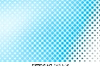 Light BLUE vector  cover with spots. Glitter abstract illustration with blurred drops of rain. The pattern can be used for aqua ad, booklets.