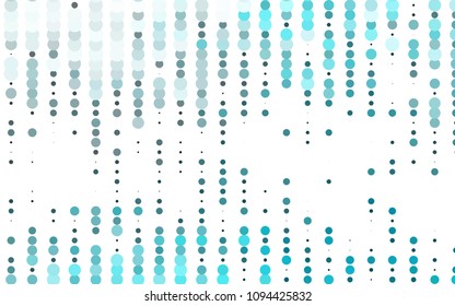 Light BLUE vector  cover with spots. Blurred bubbles on abstract background with colorful gradient. New design for ad, poster, banner of your website.