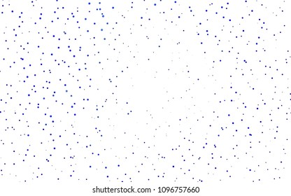 Light BLUE vector  cover with spots. Glitter abstract illustration with blurred drops of rain. The pattern can be used for aqua ad, booklets.