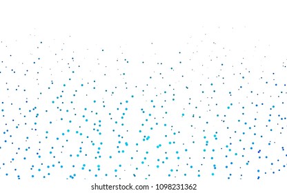 Light BLUE vector  cover with spots. Beautiful colored illustration with blurred circles in nature style. Completely new template for your brand book.