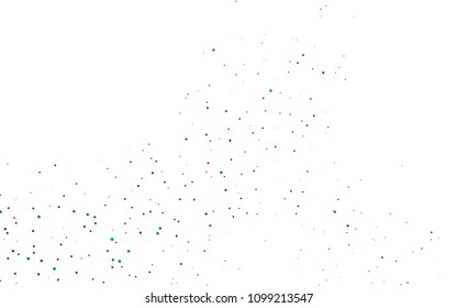 Light BLUE vector  cover with spots. Modern abstract illustration with colorful water drops. The pattern can be used for ads, leaflets of liquid.