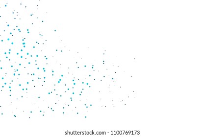 Light BLUE vector  cover with spots. Blurred decorative design in abstract style with bubbles. The pattern can be used for aqua ad, booklets.