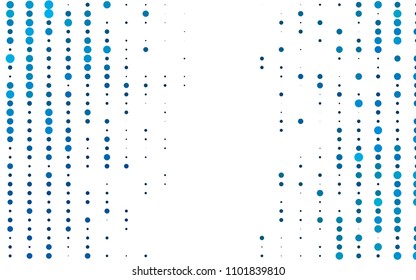 Light BLUE vector  cover with spots. Illustration with set of shining colorful abstract circles. Completely new template for your brand book.