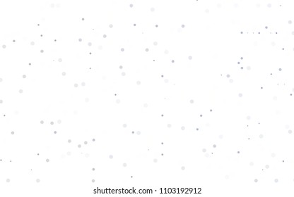 Light BLUE vector  cover with spots. Illustration with set of shining colorful abstract circles. Completely new template for your brand book.