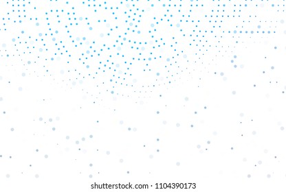 Light BLUE vector  cover with spots. Beautiful colored illustration with blurred circles in nature style. The pattern can be used for beautiful websites.