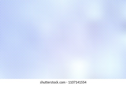 Light BLUE vector cover with spots. Blurred bubbles on abstract background with colorful gradient. Completely new template for your brand book.