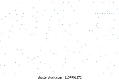 Light BLUE vector  cover with spots. Blurred decorative design in abstract style with bubbles. Completely new template for your brand book.