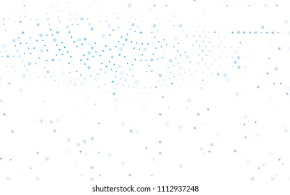 Light BLUE vector  cover with spots. Blurred decorative design in abstract style with bubbles. The pattern can be used for ads, leaflets of liquid.