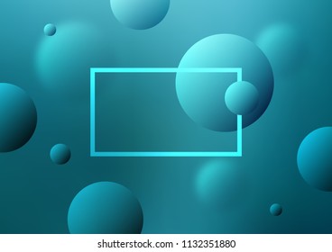Light BLUE vector cover with spots. Beautiful colored illustration with blurred circles in nature style. The pattern can be used for ads, leaflets of liquid.