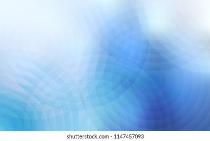 Light BLUE vector cover with spots. Illustration with set of shining colorful abstract circles. New design for ad, poster, banner of your website.