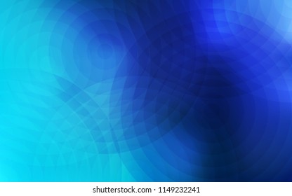 Light BLUE vector cover with spots. Modern abstract illustration with colorful water drops. Pattern can be used for futuristic ad, booklets.