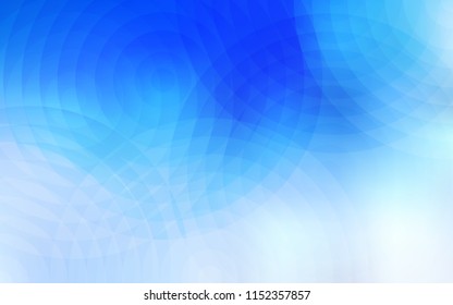 Light BLUE vector cover with spots. Illustration with set of shining colorful abstract circles. Pattern can be used for futuristic ad, booklets.