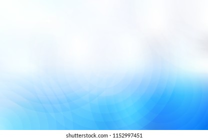 Light BLUE vector cover with spots. Blurred bubbles on abstract background with colorful gradient. Completely new template for your brand book.