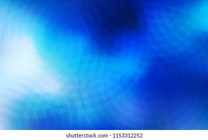 Light BLUE vector cover with spots. Blurred decorative design in abstract style with bubbles. Completely new template for your brand book.