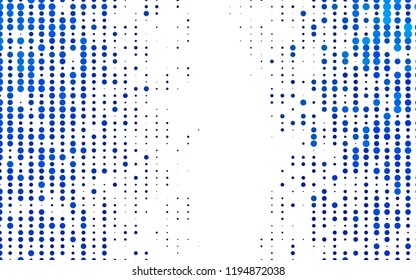 Light BLUE vector cover with spots. Blurred bubbles on abstract background with colorful gradient. Pattern for ads, leaflets.