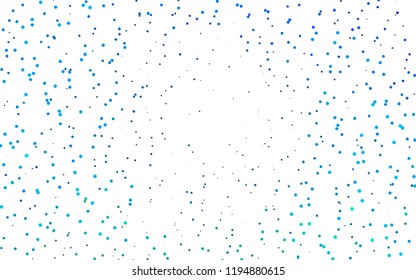 Light BLUE vector  cover with spots. Abstract illustration with colored bubbles in nature style. The pattern can be used for aqua ad, booklets.