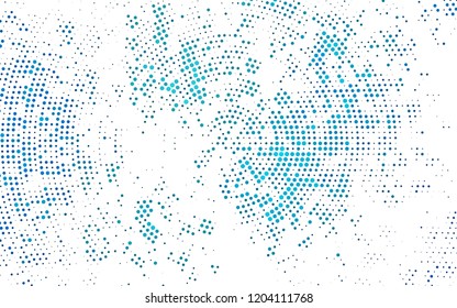 Light BLUE vector cover with spots. Illustration with set of shining colorful abstract circles. Design for business adverts.