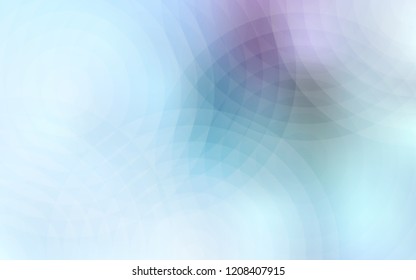 Light BLUE vector cover with spots. Blurred decorative design in abstract style with bubbles. Pattern can be used for ads, leaflets.