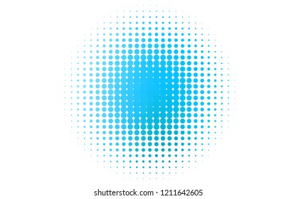 Light BLUE vector cover with spots. Glitter abstract illustration with blurred drops of rain. Pattern for ads, booklets.